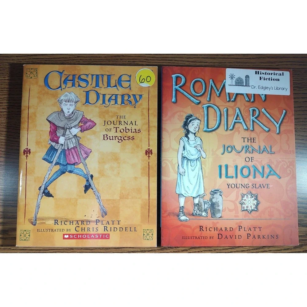 Castle Diary Roman Diary Lot Of 2 Paperbacks By Richard Platt Journal Of Tobias